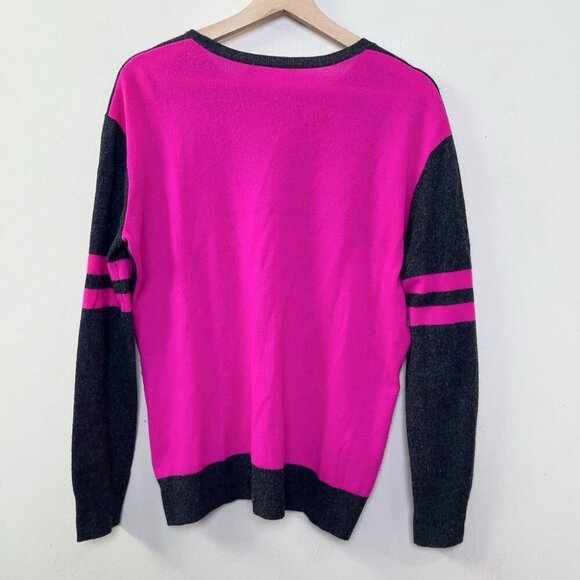 Autumn Cashmere Mens Xsmall Crew Neck Pink Grey Sweater - Picture 12 of 12